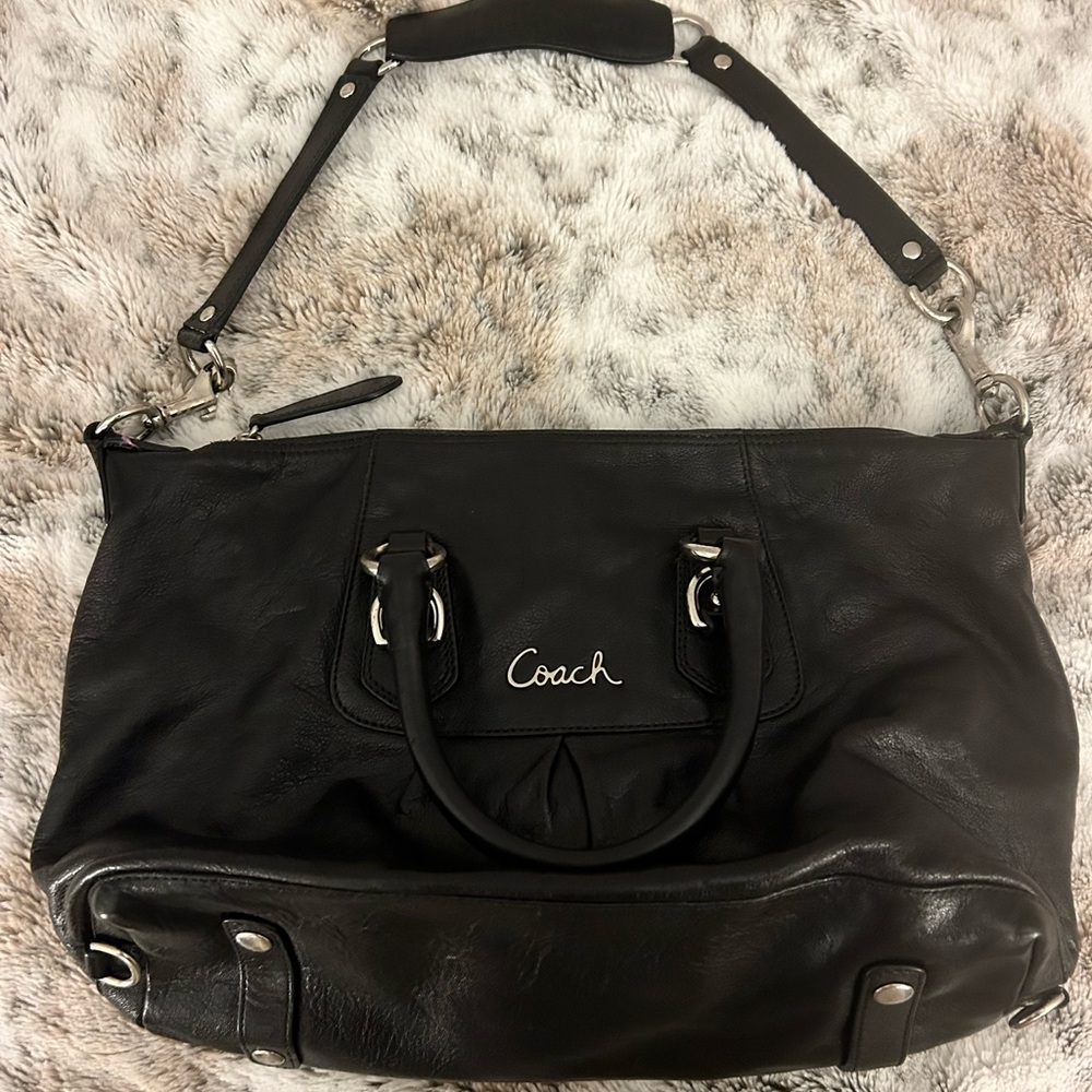Vintage Coach Black Purse